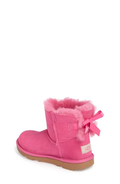 Shop Ugg ® Mini Bailey Bow Ii Water Resistant Bootie In Pink Azalea