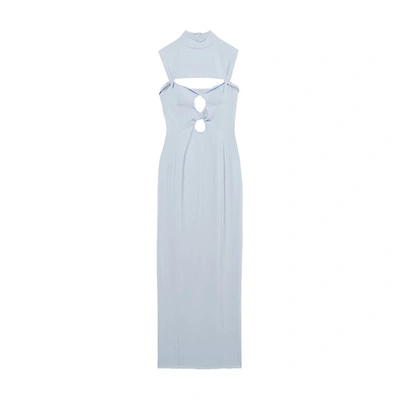 Shop Jacquemus Palmi Dress In Light Blue