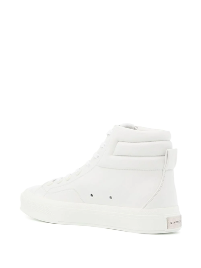 Givenchy White City High-top Sneakers In Weiss