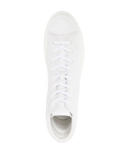 Shop Givenchy City High Sneakers In Weiss