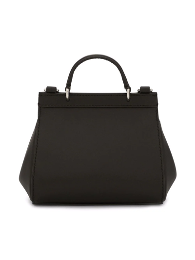 Dolce & Gabbana Spike-stud Leather Bag In Black