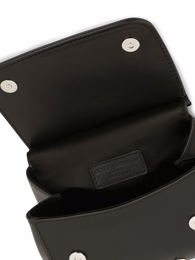 Dolce & Gabbana Spike-stud Leather Bag In Black