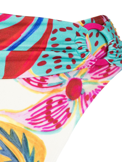 Patbo Floral-print Bikini Bottoms In Grün