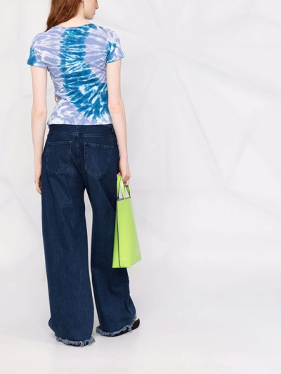 Shop Kenzo Tie-dye T-shirt In Violett