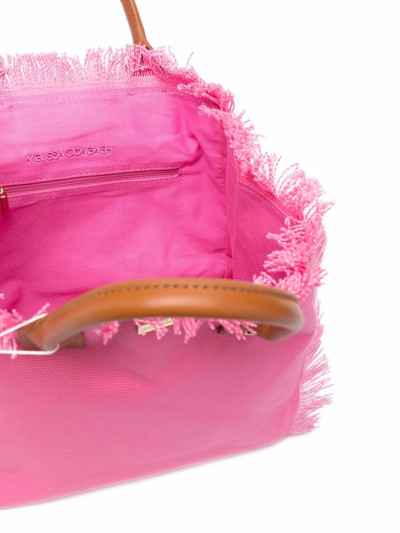 Shop Melissa Odabash Porto Cervo Tote Bag In Rosa