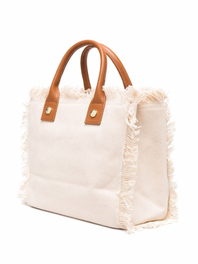 Shop Melissa Odabash Porto Cervo Tote Bag In Nude