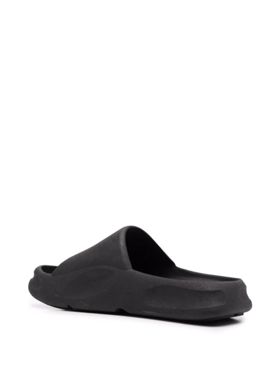 Shop Heron Preston Chunky-sole Open-toe Slides In Schwarz