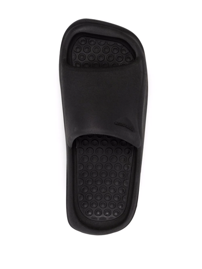 Heron Preston Chunky-sole Open-toe Slides In Schwarz