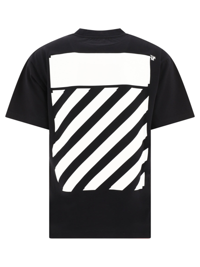 Shop Off-white "diag" T-shirt In Black  