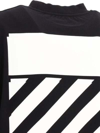 Shop Off-white "diag" T-shirt In Black  