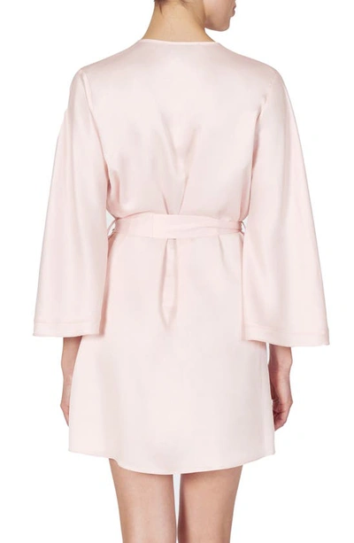 Shop Rya Collection Heavenly Satin Wrap In Petal Pink