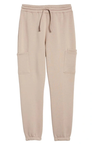 Shop Native Youth Side Pocket Jersey Sweatpants In Taupe