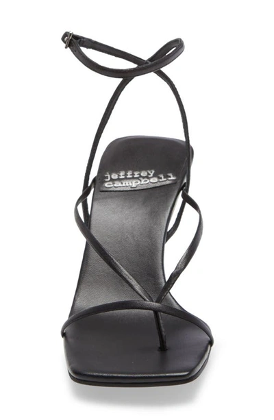 Jeffrey Campbell Fluxx-j Embellished Strappy Sandal In Black