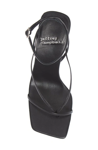 Jeffrey Campbell Fluxx-j Embellished Strappy Sandal In Black