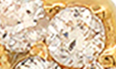 Shop Bychari Zodiac Diamond Stud Earrings In 14k Yellow Gold - Sagittarius