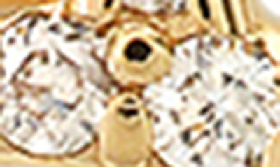 Shop Bychari Zodiac Diamond Stud Earrings In 14k Yellow Gold - Gemini