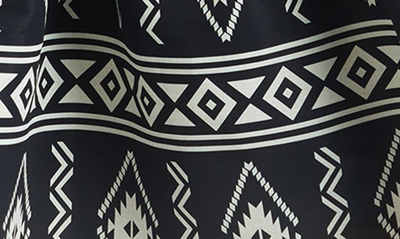 Shop Sachin & Babi Luna Cold Shoulder Dress In Aztec Borders Black