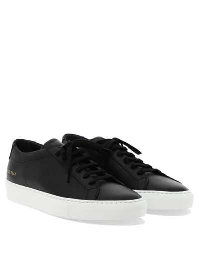 Shop Common Projects "achilles" Sneakers In Black  