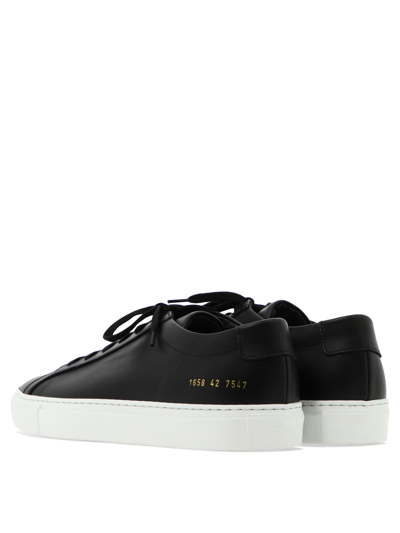 Shop Common Projects "achilles" Sneakers In Black  
