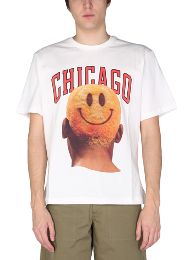 Shop Ih Nom Uh Nit "chicago Player" T-shirt In White