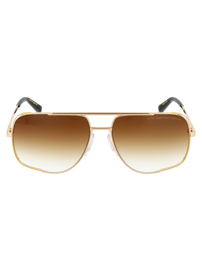 Shop Dita Midnight Special Sunglasses In 12k Gold D Brown To Clear