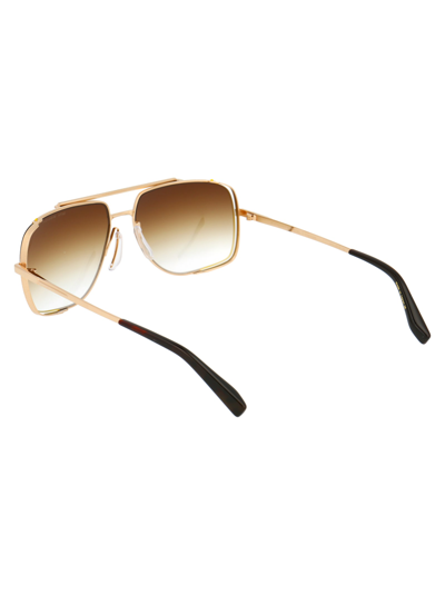 Shop Dita Midnight Special Sunglasses In 12k Gold D Brown To Clear