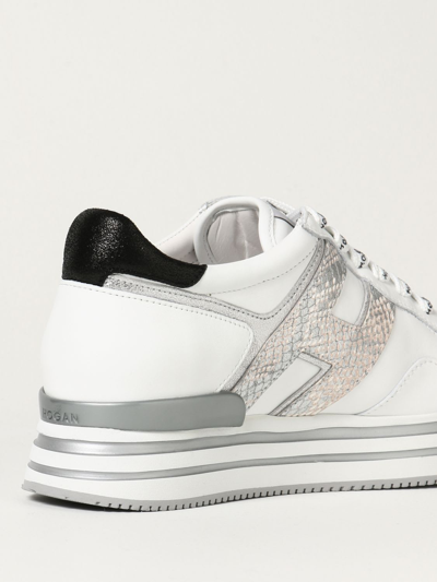 Shop Hogan H222 Sneakers In White