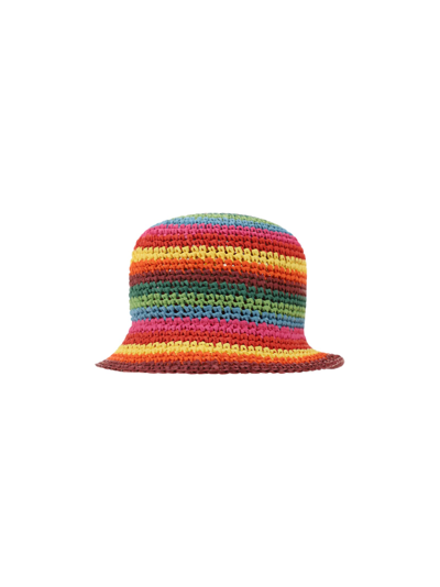 Shop Valentino Bucket Hat In Multicolor