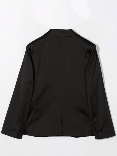 Shop Paolo Pecora Single-breasted Fitted Blazer In Black