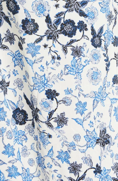 Shop Misa Bettina Floral Print Belted Long Sleeve Shirtdress In Menara Petals