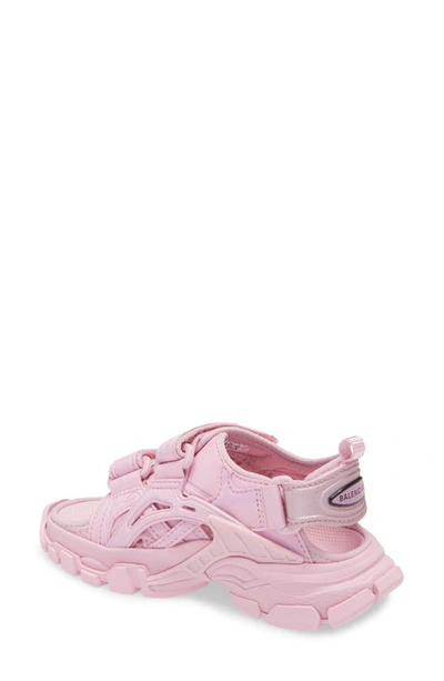 Shop Balenciaga Track Sandal In Baby Pink