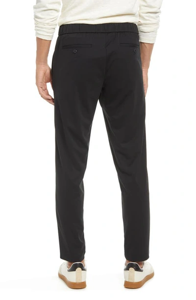 Shop Bonobos Wfhq Slim Straight Leg Pants In Jet Black