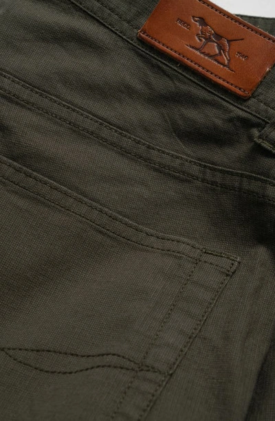 Rodd & Gunn Straight Leg Stretch Cotton Pants In Forest
