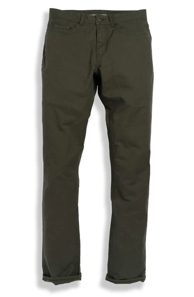 Rodd & Gunn Straight Leg Stretch Cotton Pants In Forest