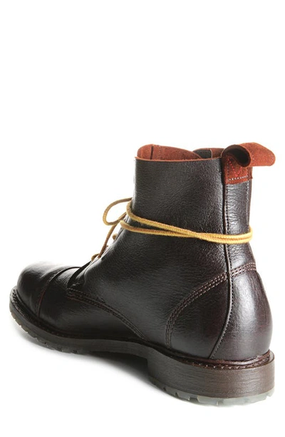 Shop Allen Edmonds Normandy Cap Toe Boot In Brown/brown