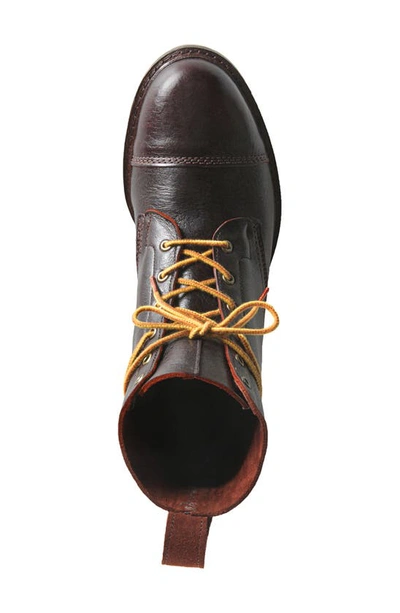 Shop Allen Edmonds Normandy Cap Toe Boot In Brown/brown