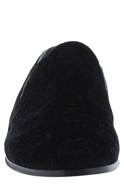 Shop Robert Graham Renegade Velvet Loafer In Black