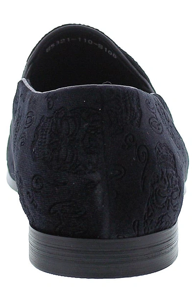 Shop Robert Graham Renegade Velvet Loafer In Black
