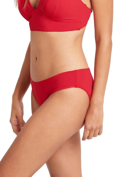 Shop Sea Level Bikini Bottoms In Red