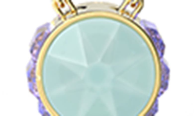 Shop Swarovski Orbita Crystal Pendant Necklace In Blue