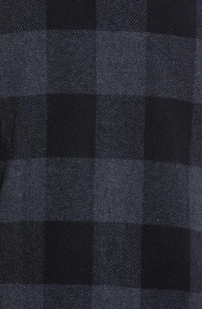 Fjall Raven Canada Buffalo Check Button-up Shirt In Black