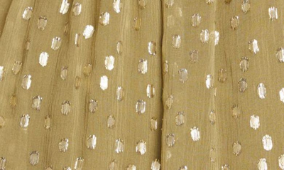 Shop Zimmermann Ruffle Long Sleeve Silk Fil Coupé Wrap Minidress In Khaki