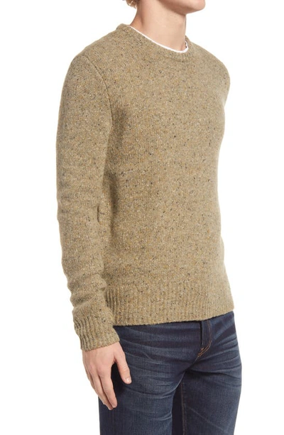 Shop Madewell Crewneck Sweater In Stone Donegal