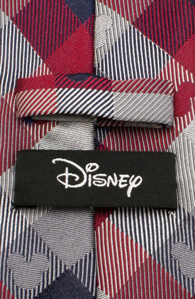 Shop Cufflinks, Inc Plaid Mickey Mouse Silk Tie In Multi