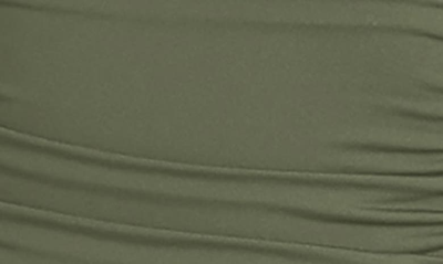 Sea Level Twist Front Multifit Tankini Top In Khaki