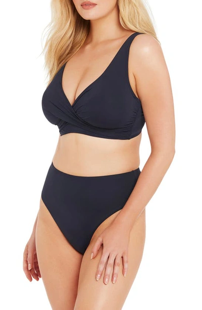 Sea Level Retro High Waist Bikini Bottoms In Night Sky