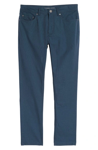 Rodd & Gunn Straight Leg Stretch Cotton Pants In Bluestone