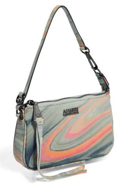 Shop Aimee Kestenberg Fiery Pouchette Leather Shoulder Bag In Sahara