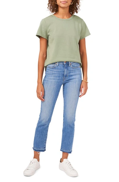 Shop Vince Camuto Short Sleeve T-shirt In Green