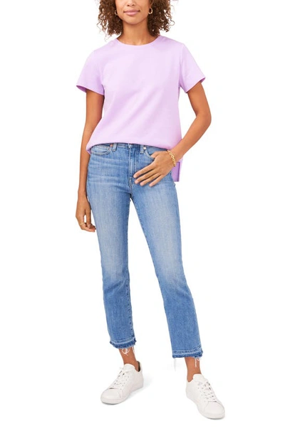 Shop Vince Camuto Short Sleeve T-shirt In Purple